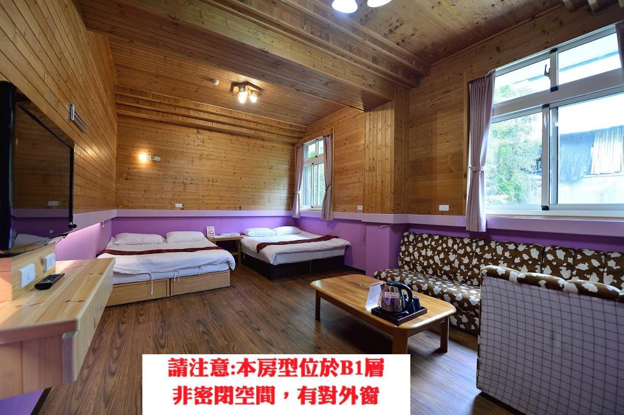 溪頭桂竹山莊民宿 Lugu Exterior foto